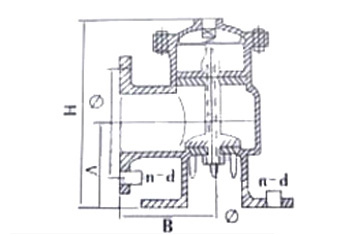 H142X液壓水位控制閥結(jié)構(gòu)圖