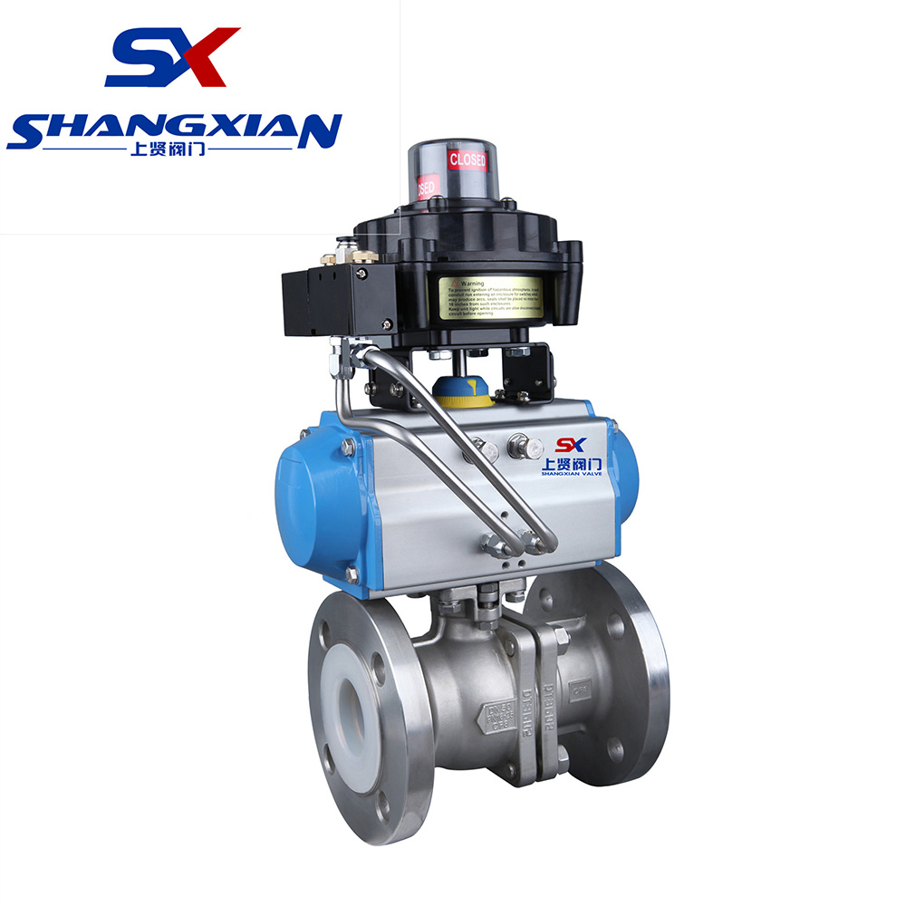 Q641氣動法蘭球閥