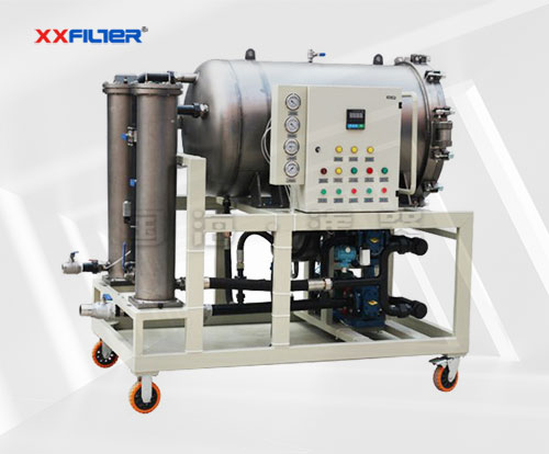 精密過濾聚結(jié)脫水濾油機